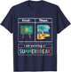 First Teach Then Beach I Am Earning A Summer Break Teacher T-Shirt - T-Shirt | Navy