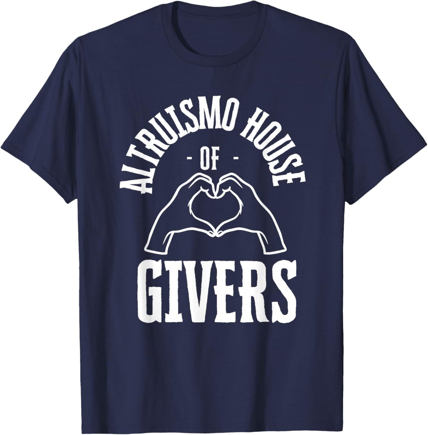ALTRUISMO House of Givers, RCA Givers School Spirit, Black T-Shirt - T-Shirt | Navy