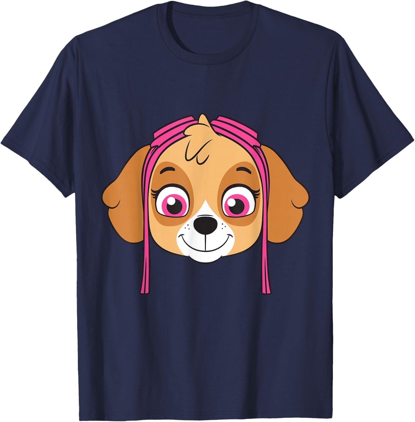Skye Paw Patrol Face T-Shirt - T-Shirt | Navy