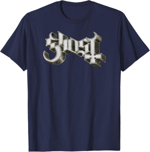 Ghost – Phantomime Logo T-Shirt - T-Shirt | Navy
