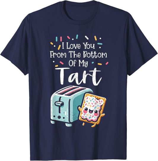 Poptart Lover Sweet Frosted Toaster Pastry Distressed T-Shirt - T-Shirt | Navy