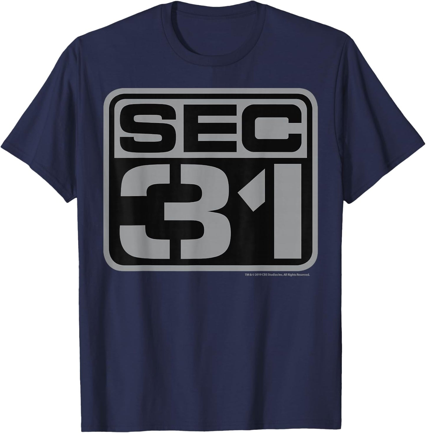 Star Trek Discovery Section 31 Badge T-Shirt - T-Shirt | Navy
