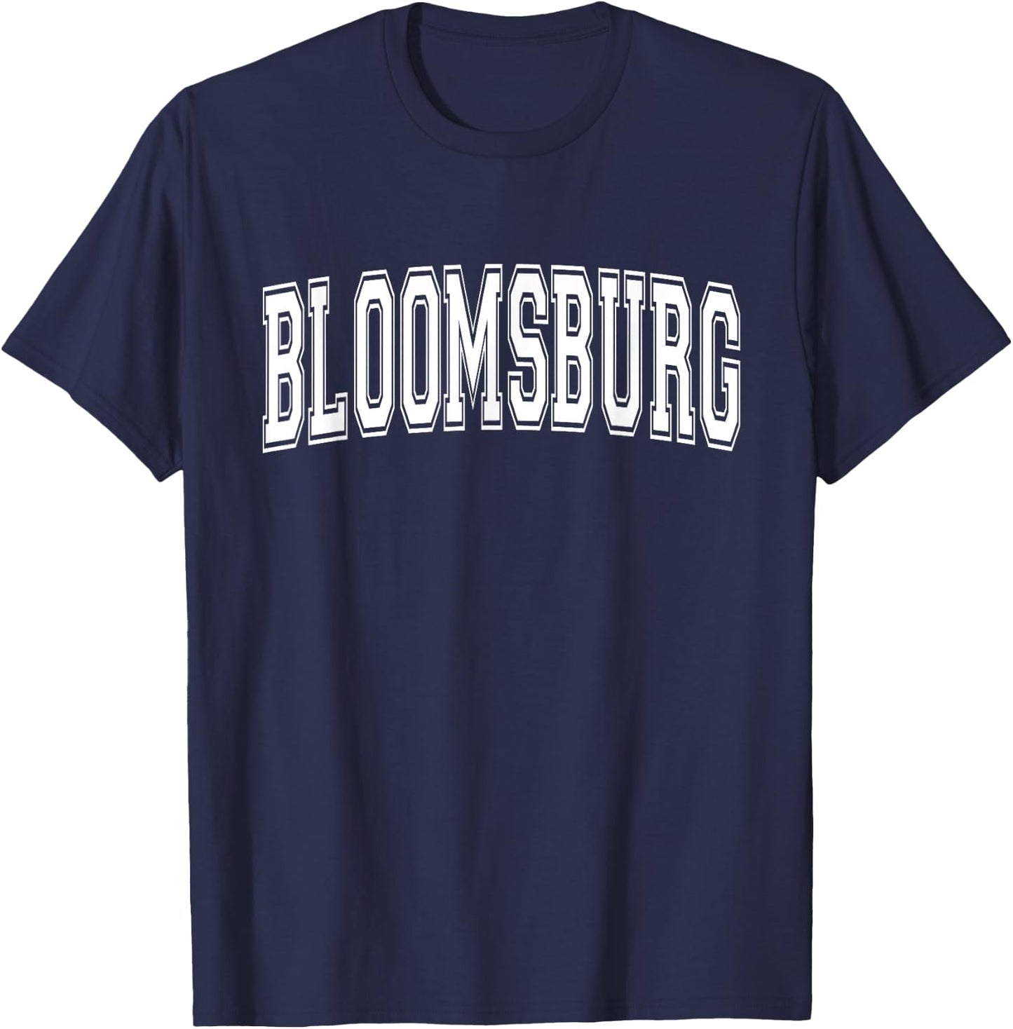 BLOOMSBURG PA PENNSYLVANIA USA Vintage Sports Varsity Style T-Shirt - T-Shirt | Navy