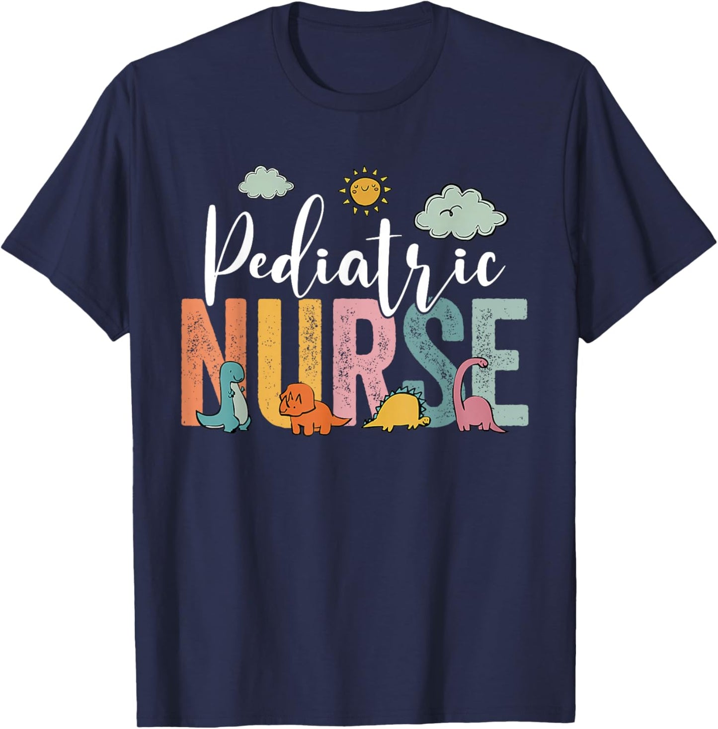 Pediatric Nurse PEDS Nursing School NICU Nurse RN Grad T-Shirt - T-Shirt | Navy
