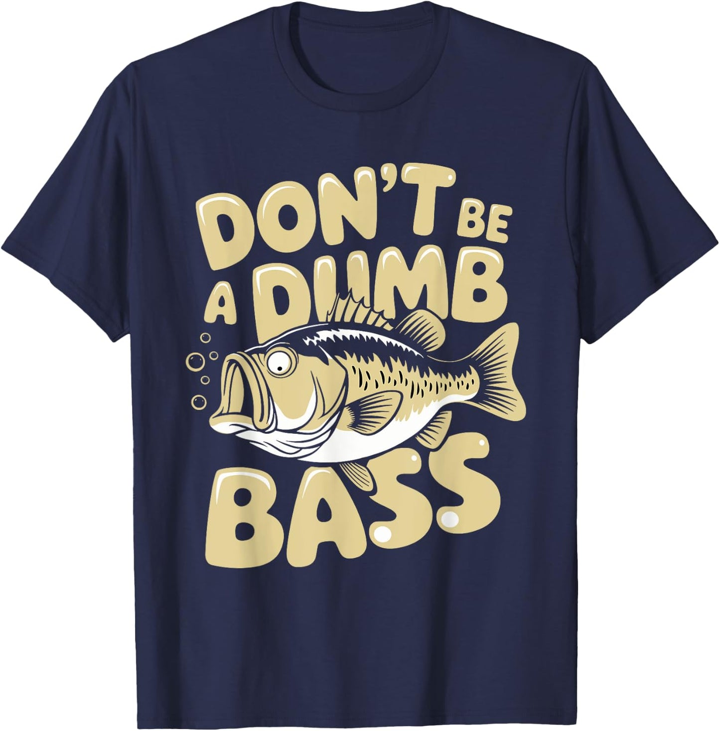 Hilarious Fisherman Gifts & Angler Humor Apparel - Black, Small, Short Sleeve, , All Seasons T-Shirt - T-Shirt | Navy