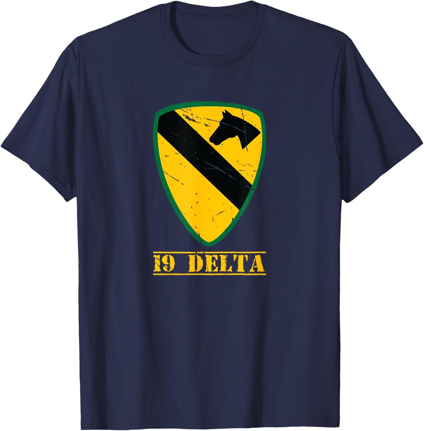 1st Cavalry Division Shirt America's First Team T-Shirt - T-Shirt | Navy