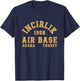 Incirlik Air Base 1958 Vintage Style U.S. Military Base T-Shirt - T-Shirt | Navy