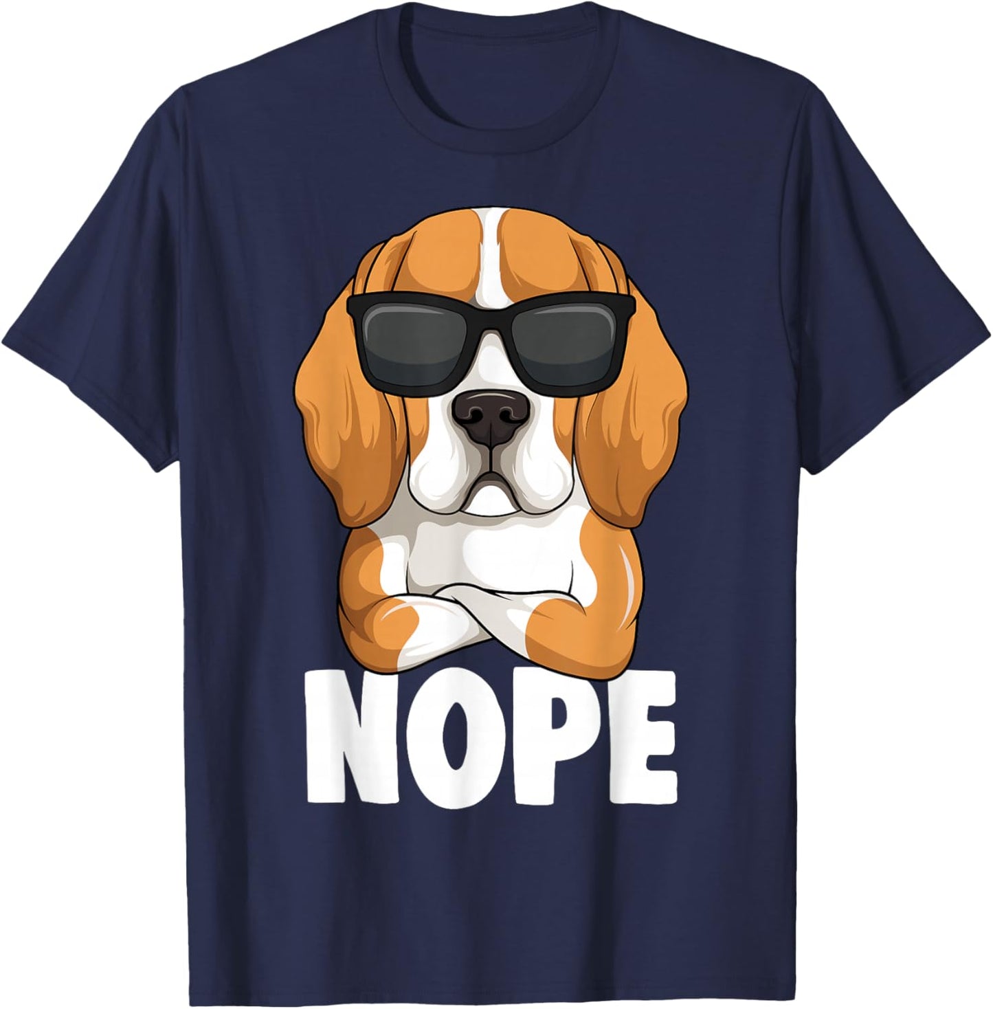Beagle Hund Kinder Jungen Frauen T-Shirt - T-Shirt | Navy