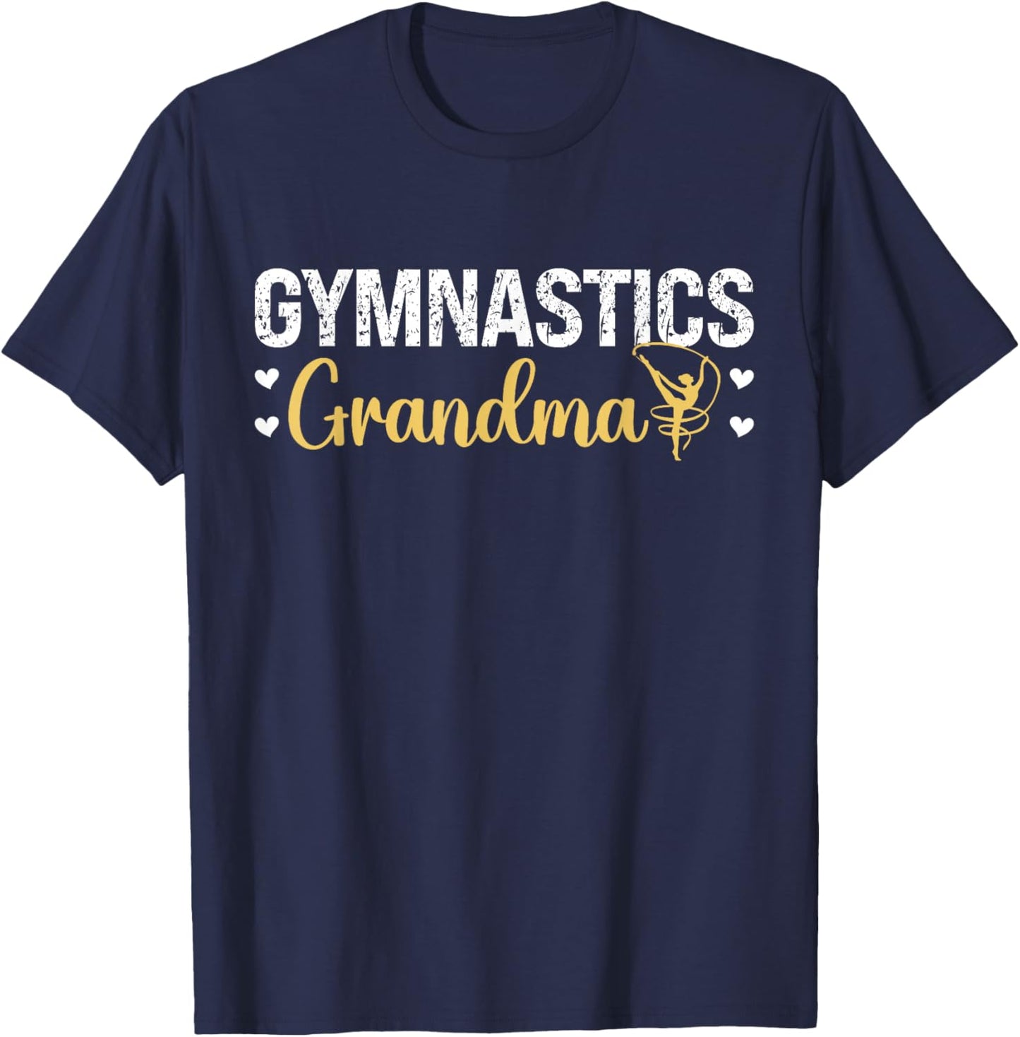 Gymnastics Grandma Of A Gymnast Grandmother T-Shirt - T-Shirt | Navy