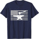 Forging Shirt, Forge Shirt, American Flag Blacksmith Anvil Women Men T-Shirt - T-Shirt | Navy