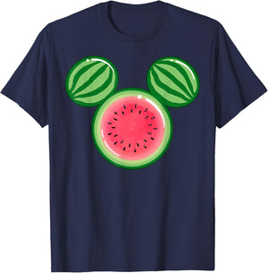 Disney Mickey & Friends Mickey Watermelon Ears T-Shirt - T-Shirt | Navy