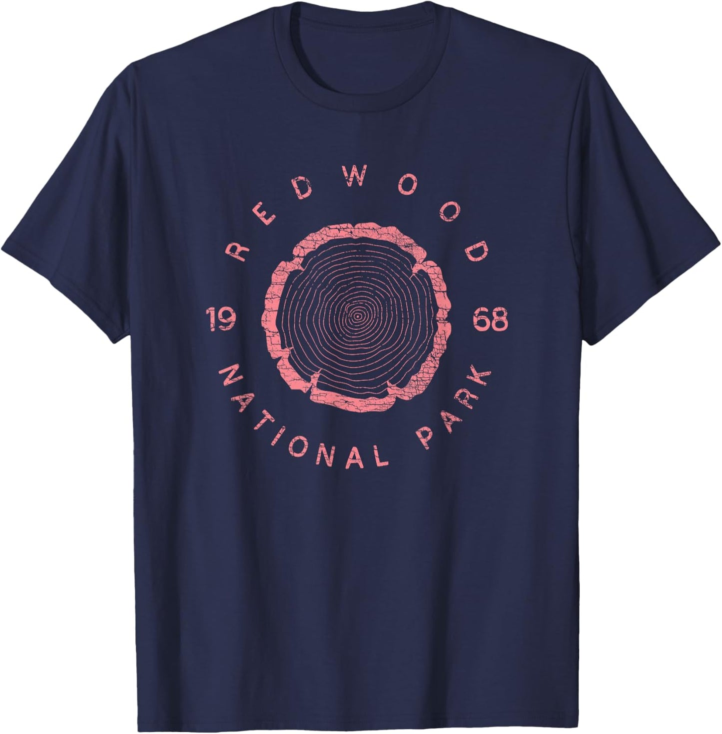Redwood National Park Shirt Redwood Forest US Parks T-Shirt - T-Shirt | Navy