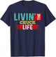 Livin' The CHUCK Life Name CHUCK T-Shirt - T-Shirt | Navy