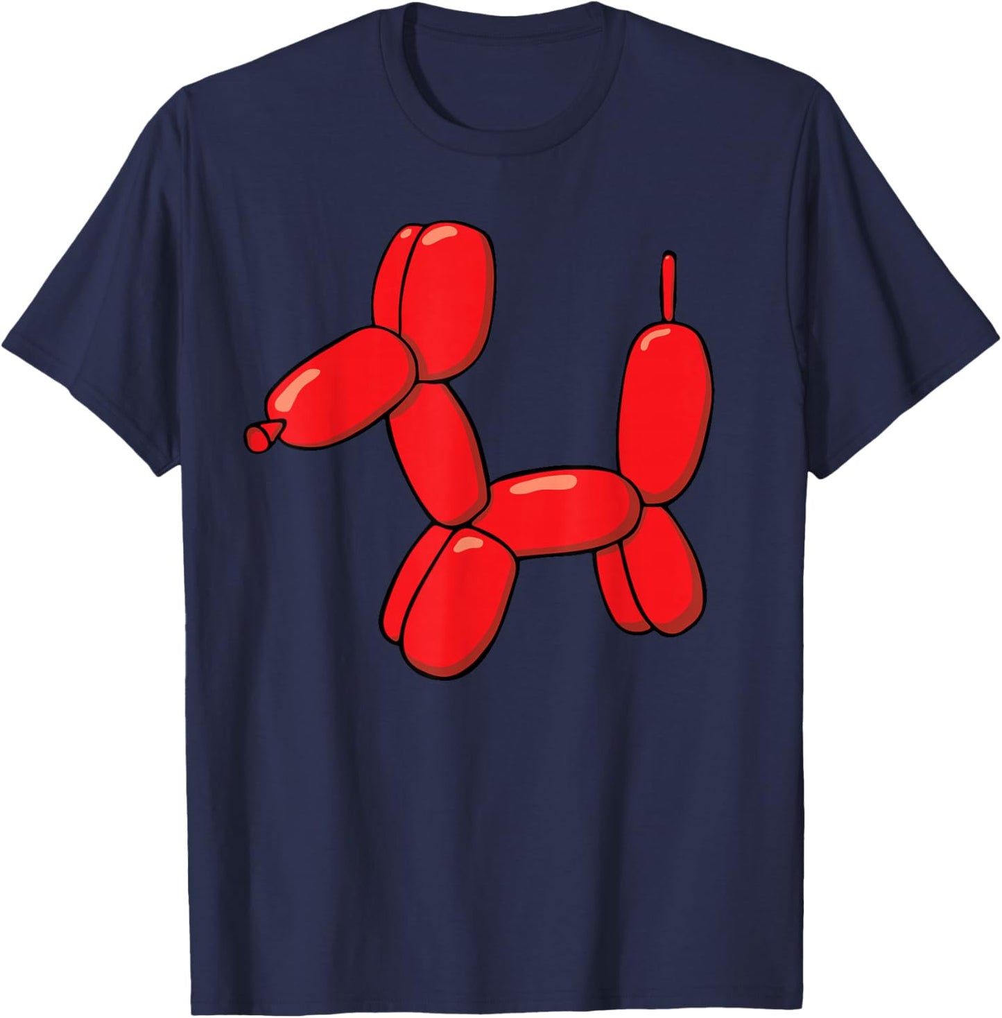 Luftballontiere I Ballonhund I Ballonfiguren Ballonmodelle T-Shirt - T-Shirt | Navy