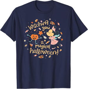 Disney Minnie Mouse Witching You a Magical Halloween! T-Shirt - T-Shirt | Navy