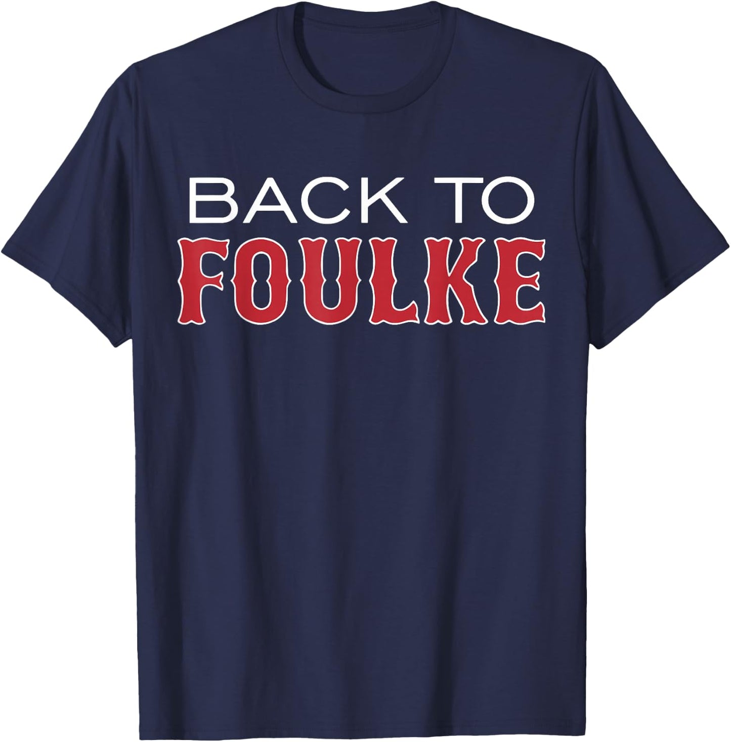 Back To Foulke T-Shirt - T-Shirt | Navy