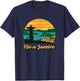 Rio De Janeiro Brazil Beach Surf Ocean Brazilian Island Bay T-Shirt - T-Shirt | Navy