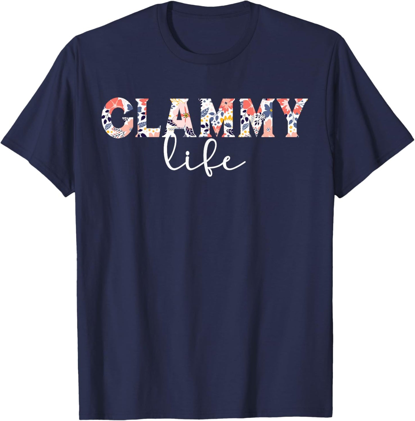 Glammy Life Glammy Grandma Glammy Grandmother T-Shirt - T-Shirt | Navy