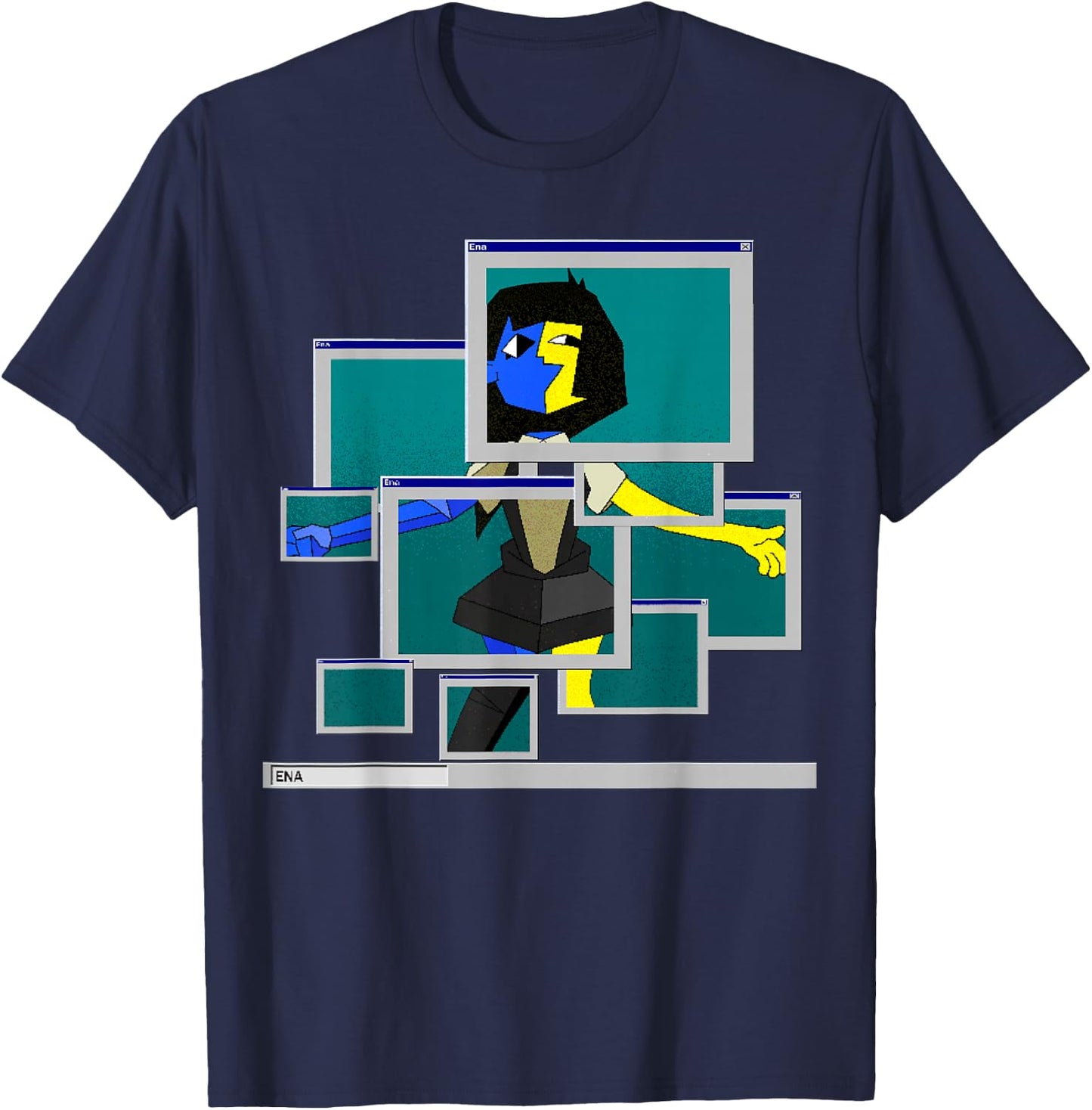 ENA Pop-Up Official T-Shirt - T-Shirt | Navy