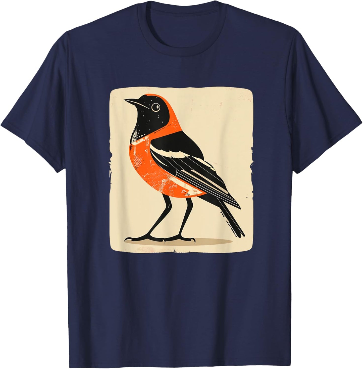 Nice Oriole Bird for Birds Fans T-Shirt - T-Shirt | Navy