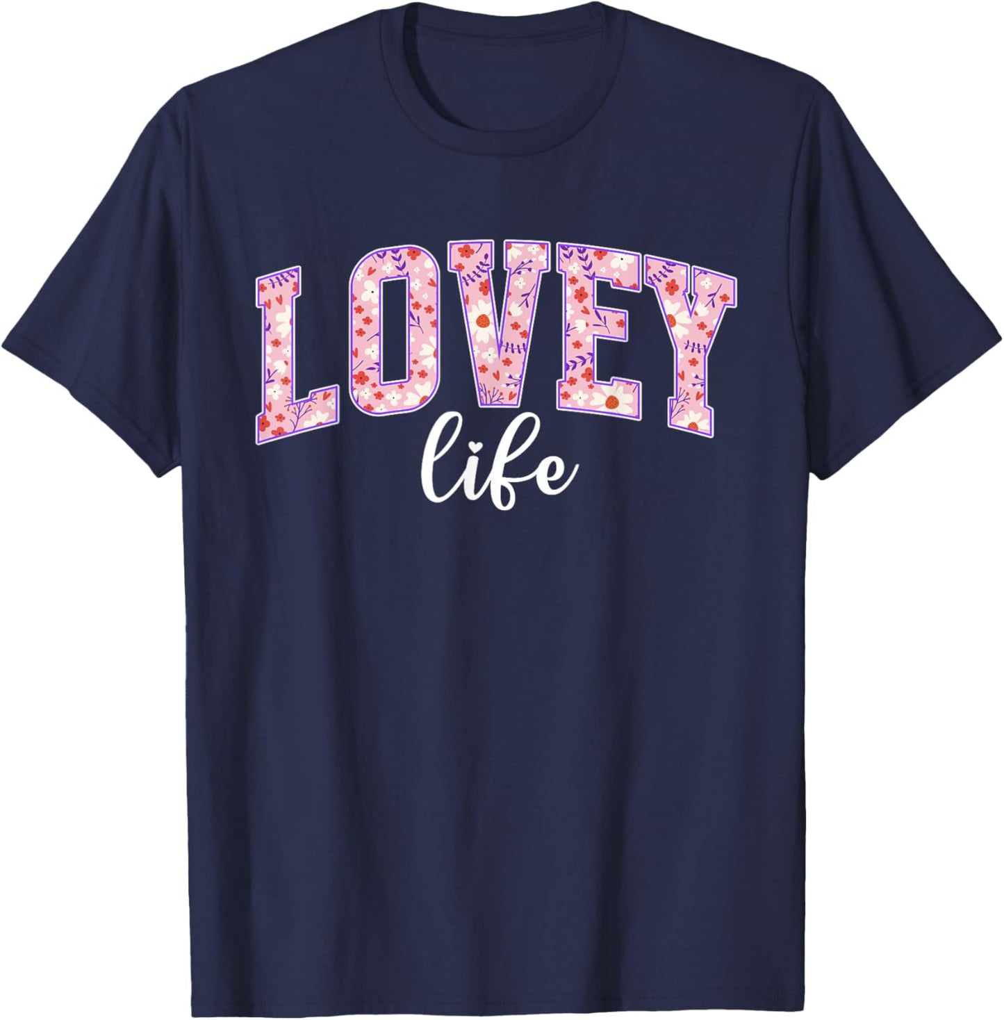 Lovey Life Lovey Grandma Lovey Grandmother T-Shirt - T-Shirt | Navy