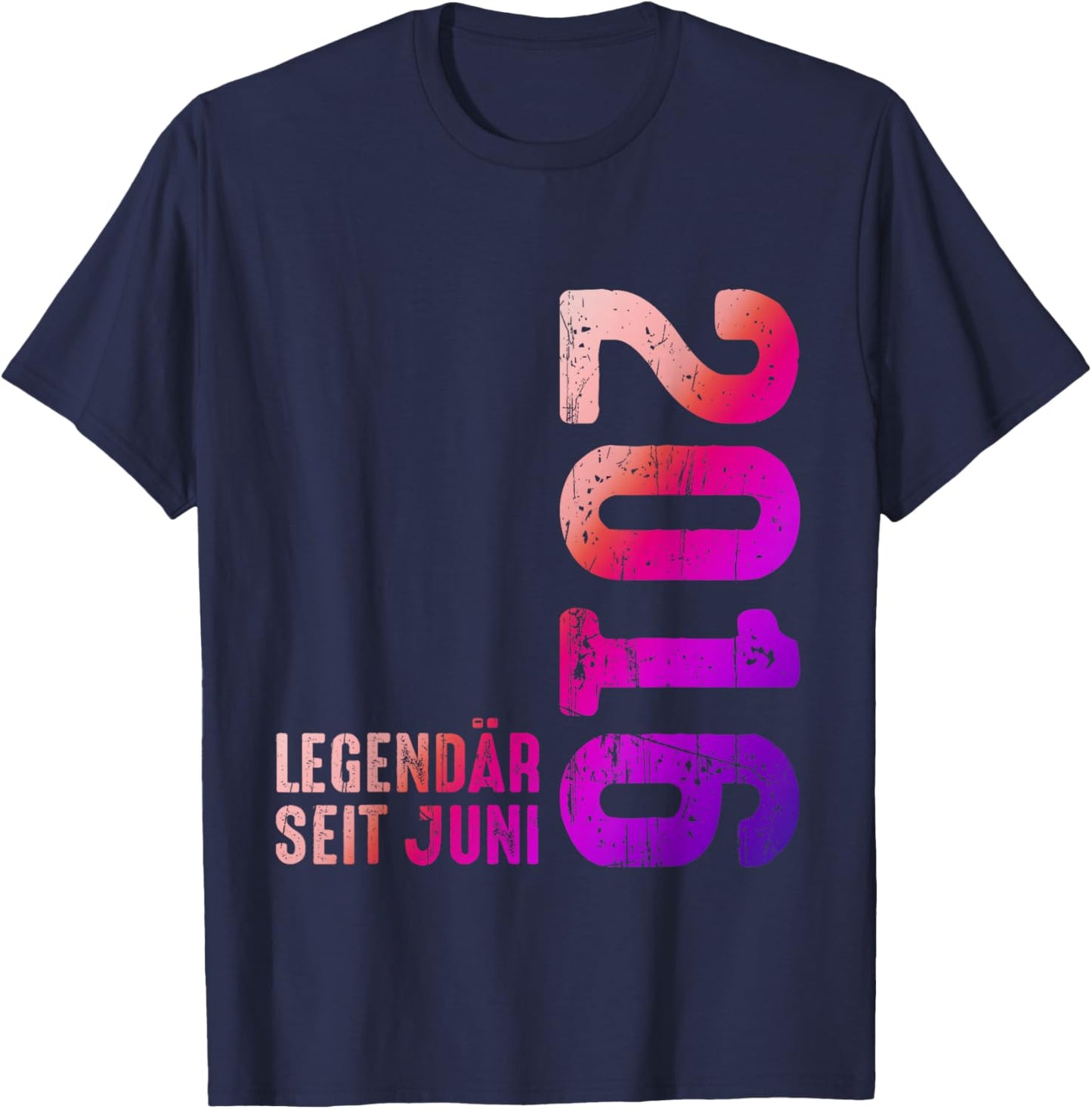 Limited Edition Juni 2016 Legendär Seit Juni 2016 Jahrgang T-Shirt - T-Shirt | Navy