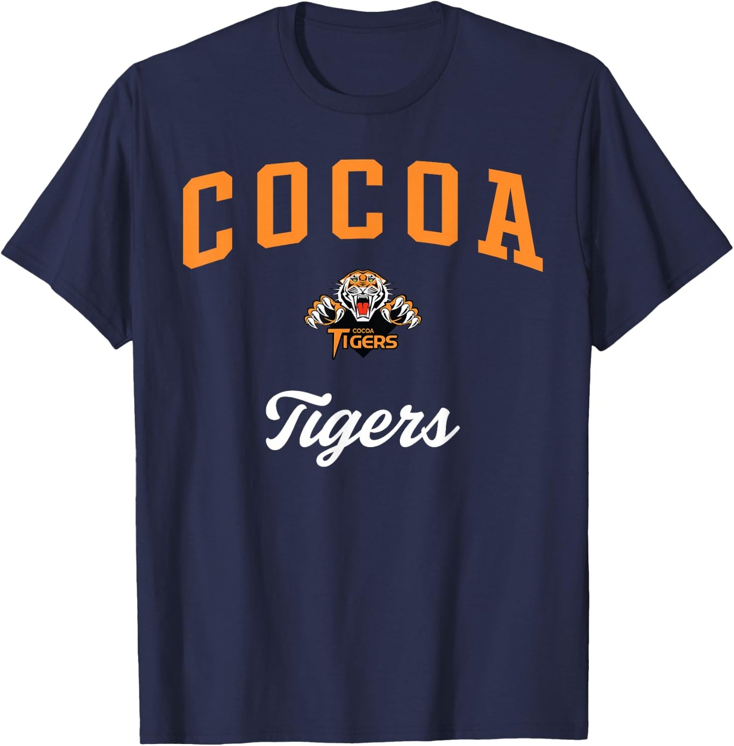 Cocoa High School Tigers T-Shirt - T-Shirt | Navy
