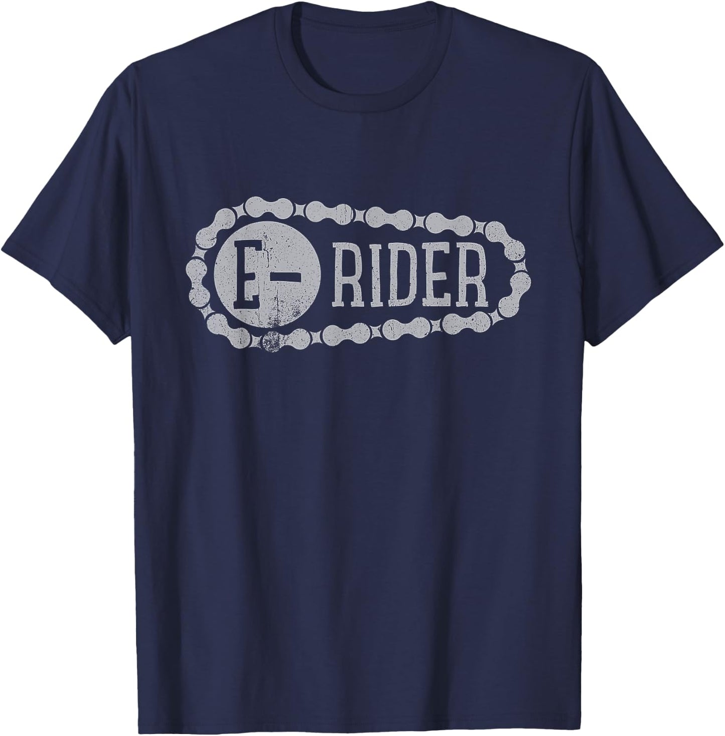 Vintage E-Rider Shirt E-Bike T-Shirt - T-Shirt | Navy