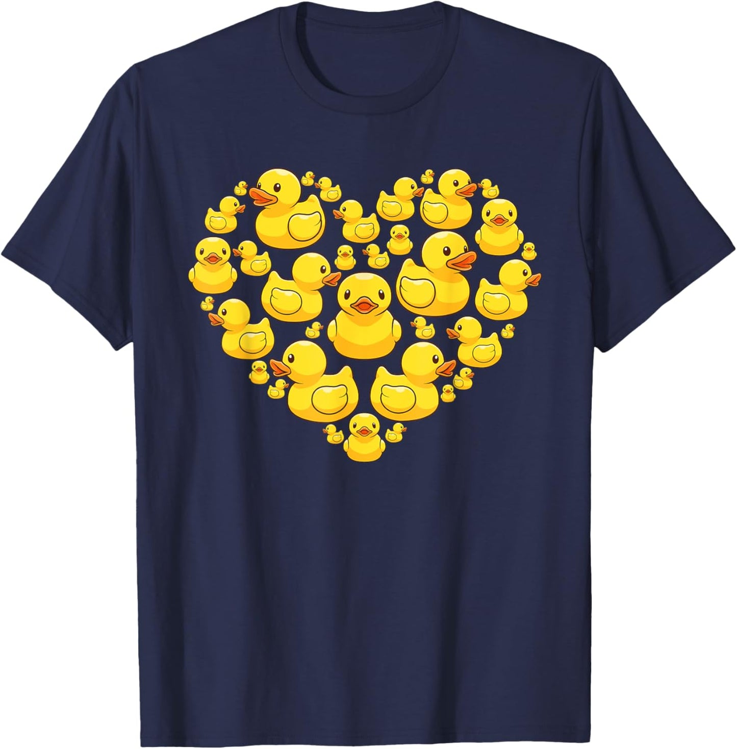 Rubber Ducky Art For Kids Boy Girl Toddler Rubber Duck Lover T-Shirt - T-Shirt | Navy