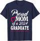 Proud Mom Of A 2024 Graduate I’m Not Crying You’re Crying T-Shirt - T-Shirt | Navy