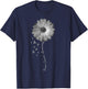 Daisy Flower Brain Cancer Awareness Gifts T-Shirt - T-Shirt | Navy