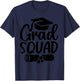 Grad Squad Class Of 2026 Graduation T-Shirt - T-Shirt | Navy