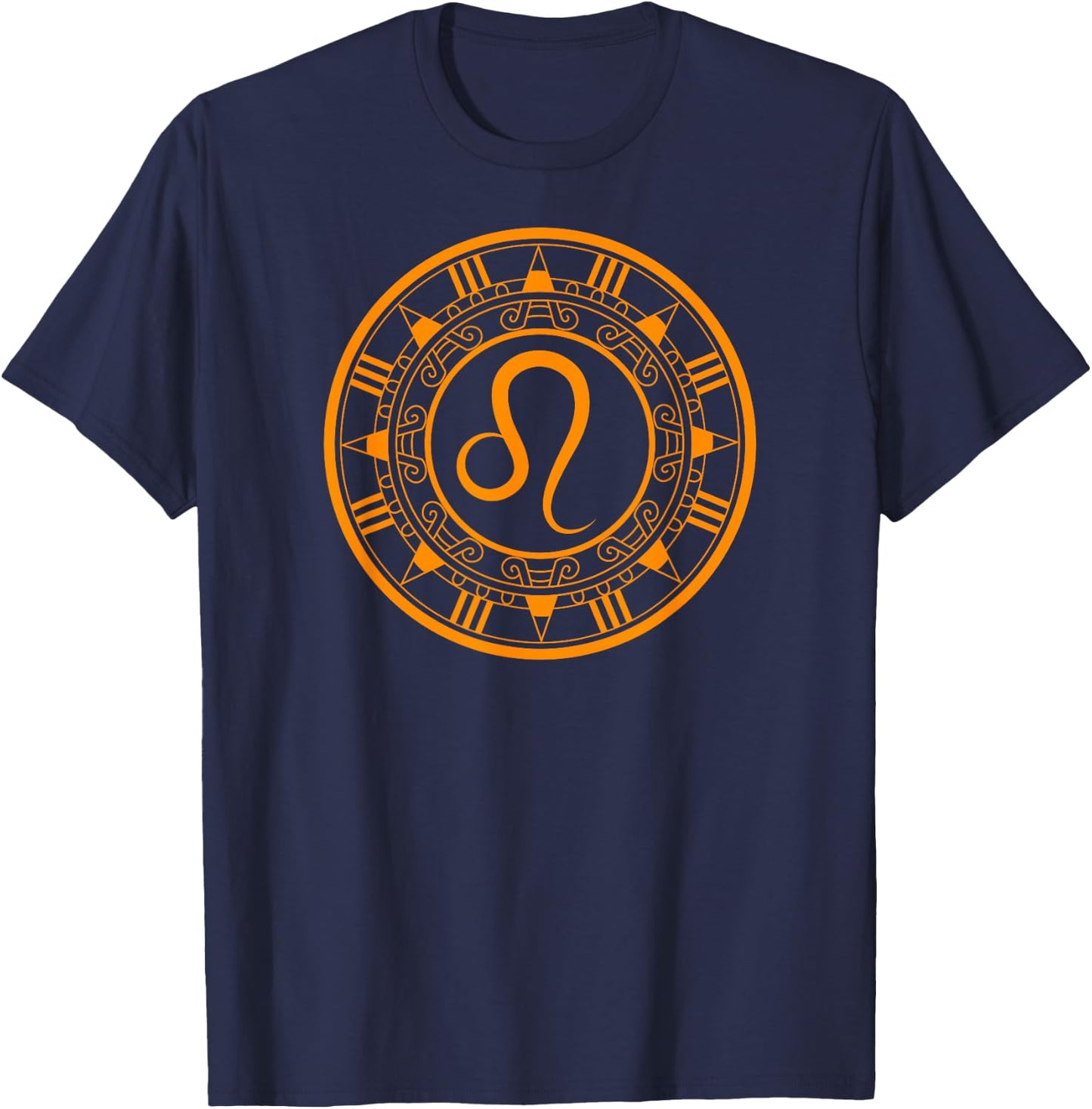 Lion Zodiac Sign - Birth Year Cancer Horoscope T-Shirt - T-Shirt | Navy