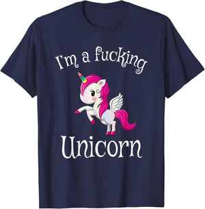 I'm a fucking unicorn | Unicorn Halloween costume T-Shirt - T-Shirt | Navy