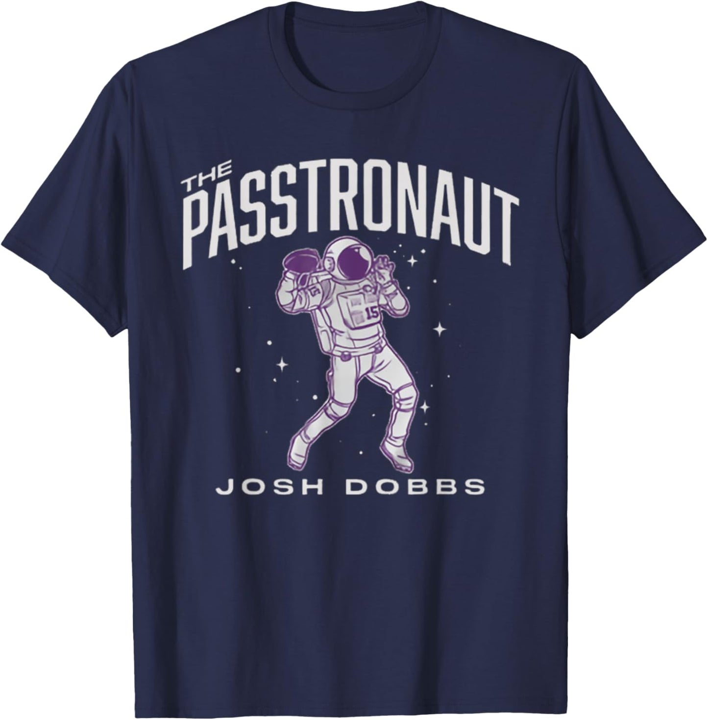 Josh Dob The Passtronaut Exploring Space And The Moon T-Shirt - T-Shirt | Navy