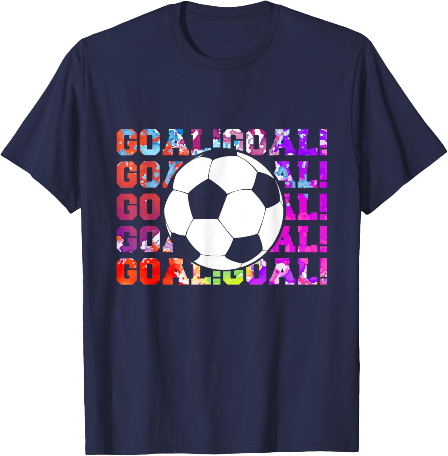 Girl Soccer Player Gifts Team Cleats Mom Goalie Captain T-Shirt - T-Shirt | Navy