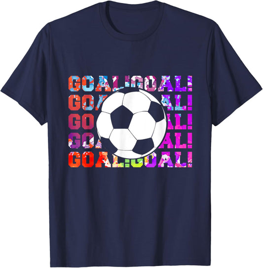 Girl Soccer Player Gifts Team Cleats Mom Goalie Captain T-Shirt - T-Shirt | Navy