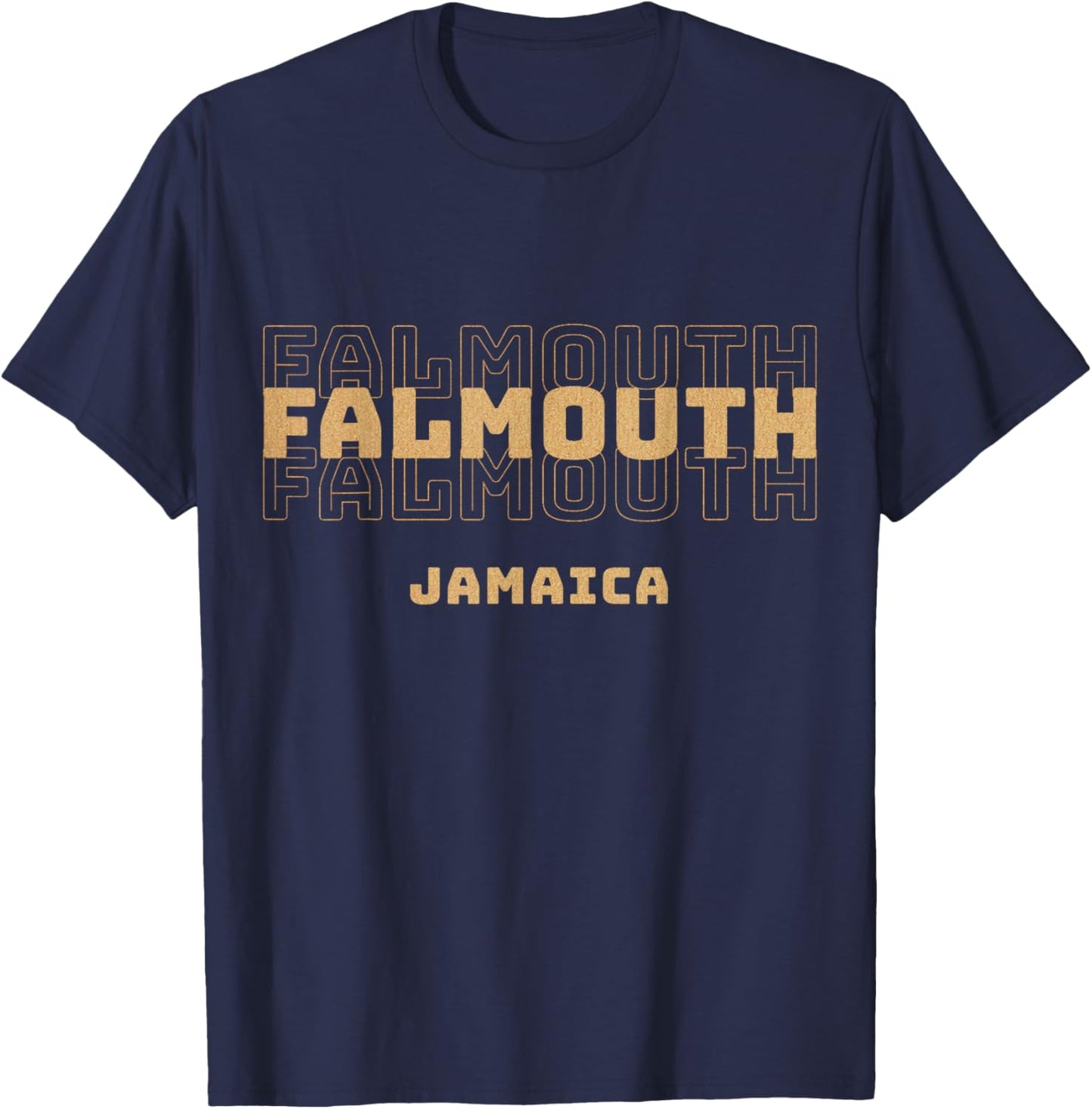 Falmouth Jamaica T-Shirt - T-Shirt | Navy