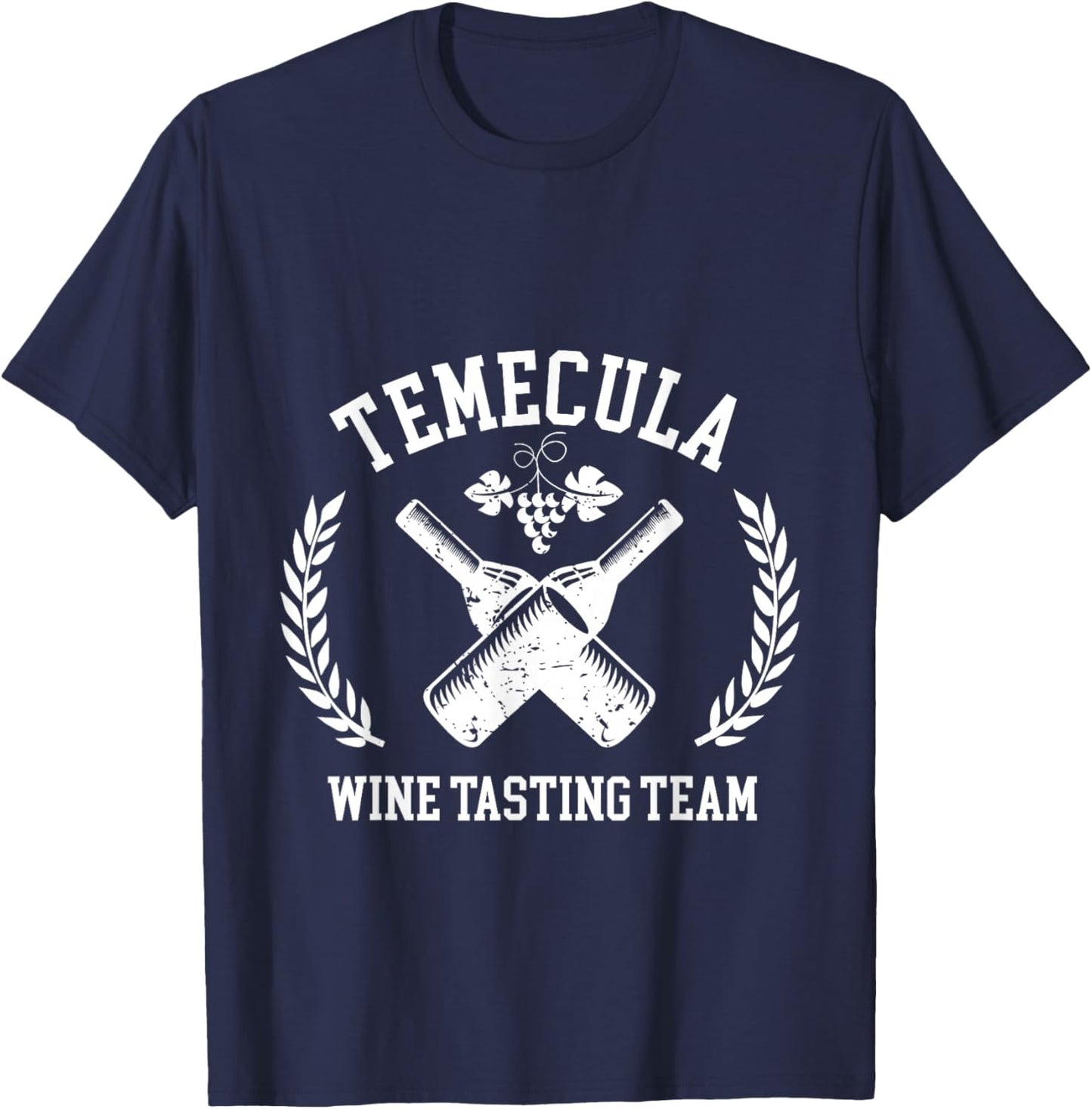 Temecula Wine Tasting Team Winery Vineyard Trip T-Shirt - T-Shirt | Navy