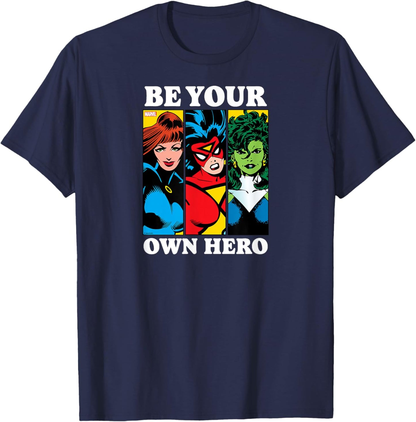 Marvel - Be Your Own Hero Mother's Day T-Shirt - T-Shirt | Navy