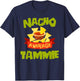 NACHO AVERAGE TAMMIE Funny Birthday Personalized Name Gift T-Shirt - T-Shirt | Navy
