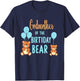 Birthday Bear Mommy Godmother Of The Birthday Boy T-Shirt - T-Shirt | Navy