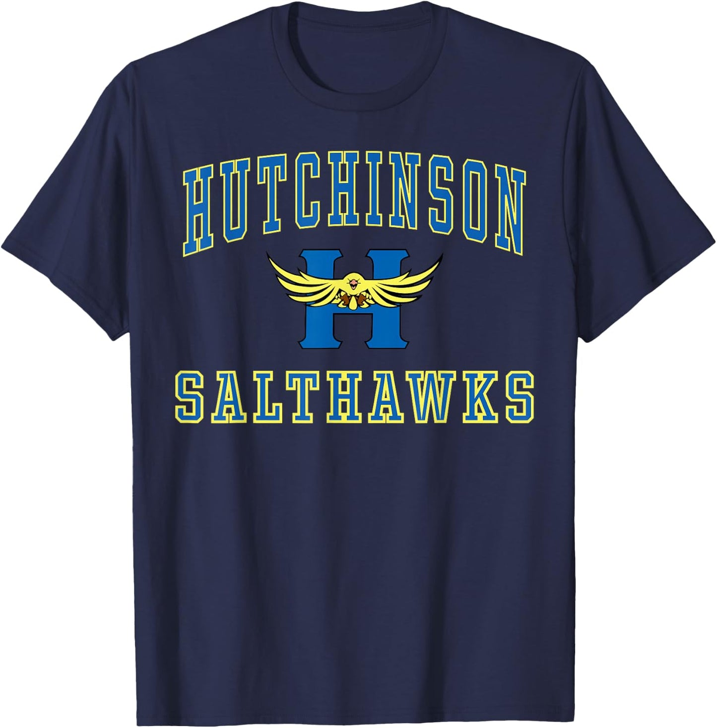 Hutchinson High School Salthawks C1 T-Shirt - T-Shirt | Navy