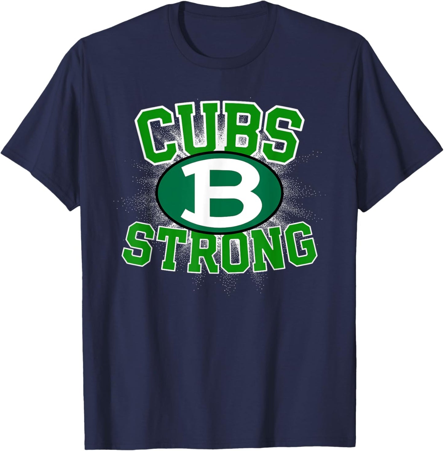 Brenham Cubs Logo Strong Flag HS T-Shirt - T-Shirt | Navy