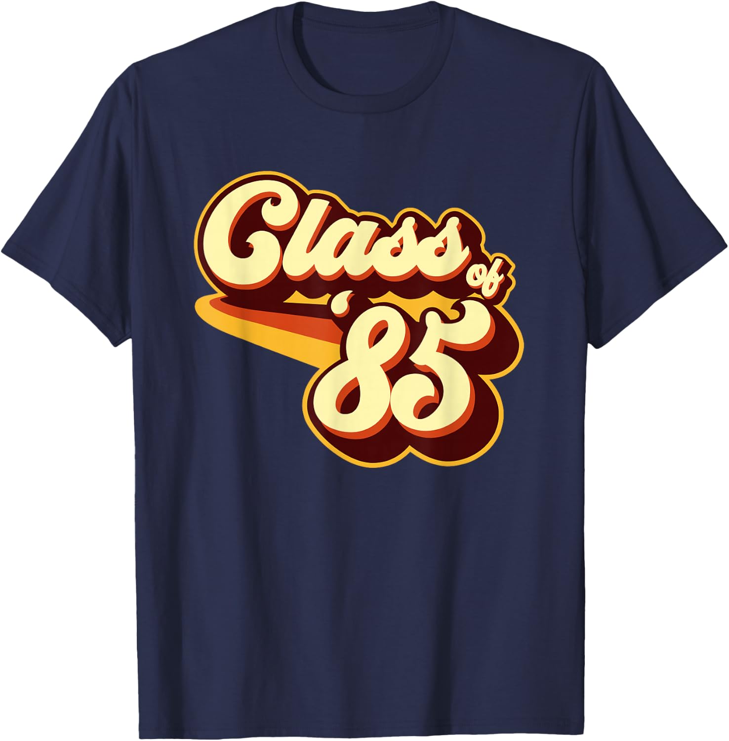 Class of 85 Reunion Retro 1985 T-Shirt - T-Shirt | Navy