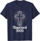 Baptized 2025 T-Shirt - T-Shirt | Navy