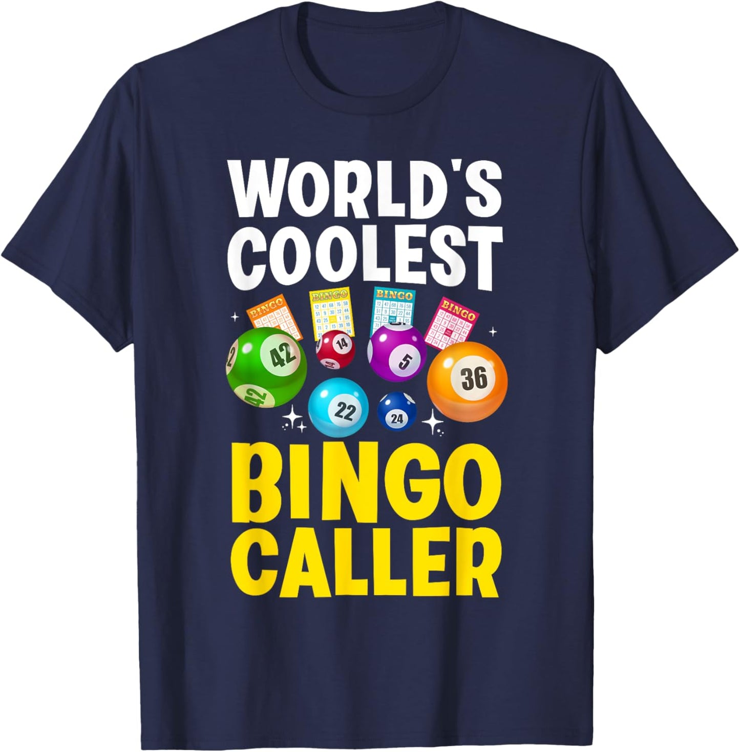 Bingo Caller Novelty Women Bingo Player Bingo Lover T-Shirt - T-Shirt | Navy