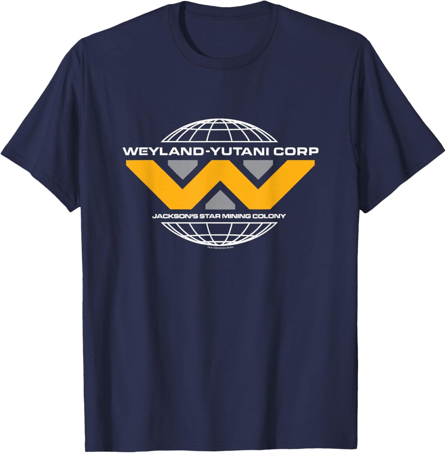 Alien: Romulus Weyland Yutani Corp Mining Colony Badge T-Shirt - T-Shirt | Navy