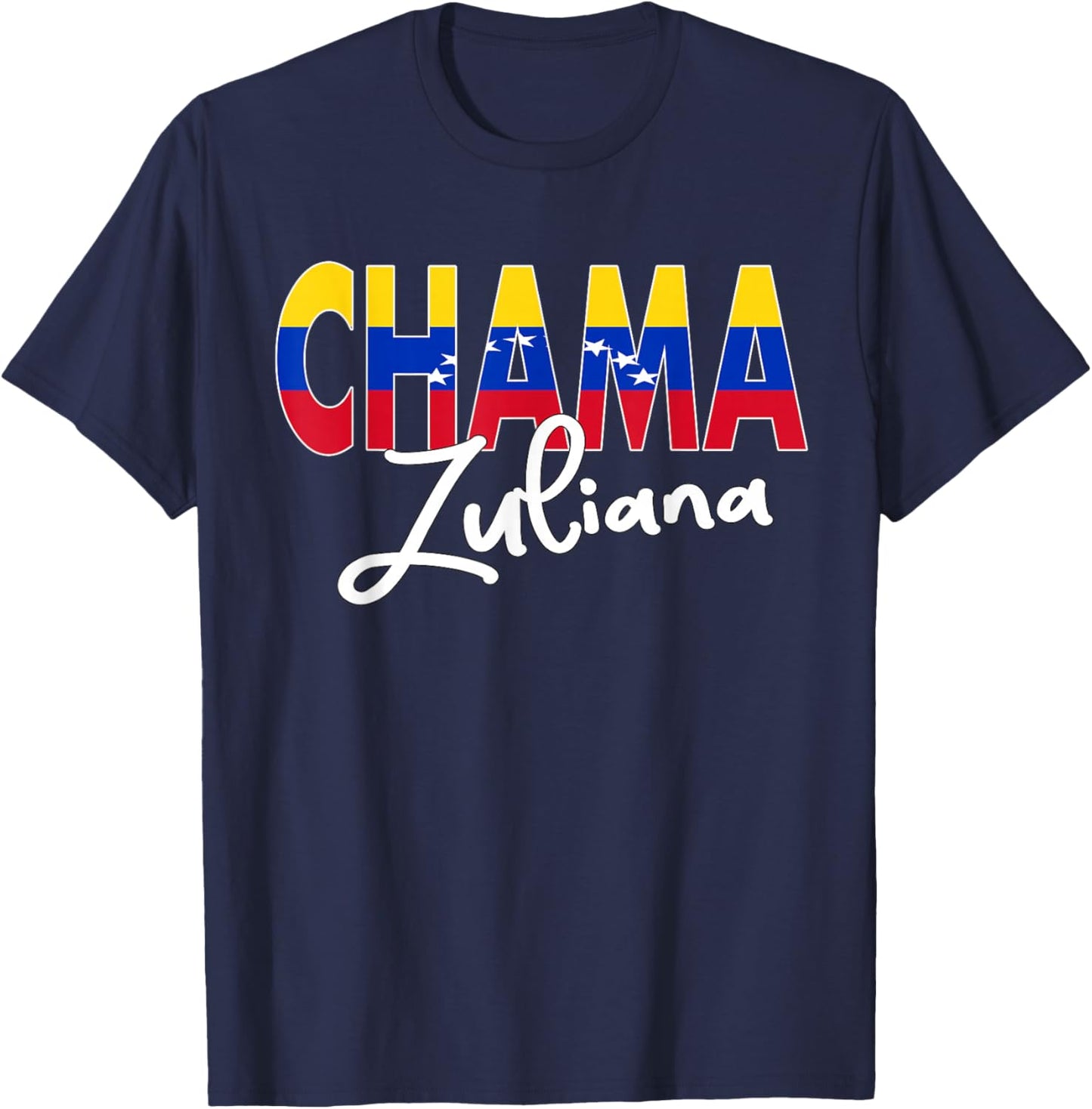 Artistic Design Zulia Chama Zuliana Flannel Venezuela T-Shirt - T-Shirt | Navy