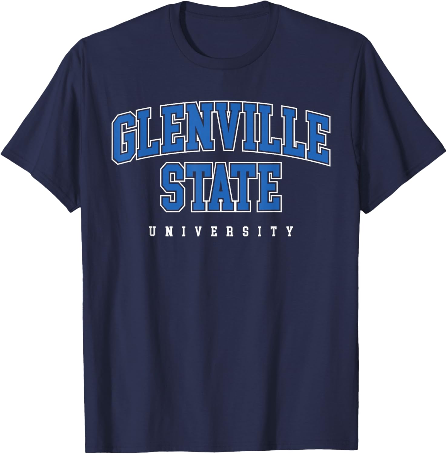 Glenville State University Retro Men Women T-Shirt - T-Shirt | Navy